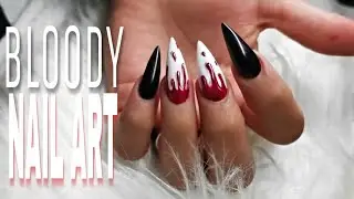 HALLOWEEN NAILS / BLOOD DRIP NAILS