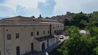 Scorci di penne video vista dal drone