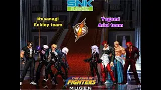 KOF MUGEN - Kusanagi Eckley team VS Yagami Ariel team - Eternal Rivals Battle