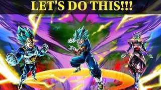 LF Vegito Blue Showcase On God Ki Team In PVP In Dragon Ball Legends
