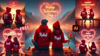 Valentine's day AI Photo Editing|Valentine's day AI Photo kaise banaye|Bing image creator