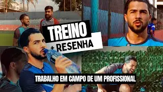Treino de um jogador profissional em “férias” 
