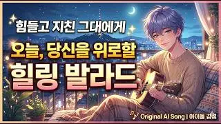 🎵힘들고 지친 그대들에게 -아이돌 감성 힐링 발라드&middot; Original AI Song