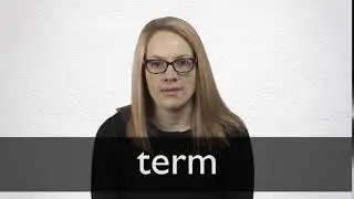 How to pronounce TERM in British English