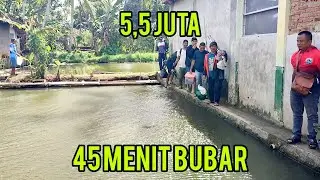 Ada apa dengan kolam ini.? Mancing baru 45 menit sudah bubar‼️ikan di kembalikan ke kolam