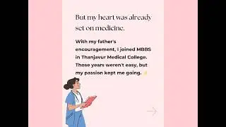 My journey from a government school to a doctor- Dr Gomathi 