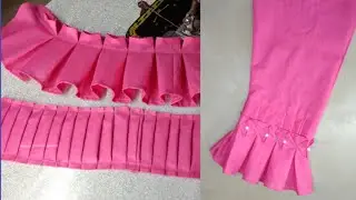 Best of Best Frill with Box Plate Sleeves Design Cutting & Stitching/Unique Sleeves Design/ Sleeves
