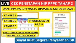 🔴TERBARU! Progres Penetapan NIP PPPK Paruh Waktu Tembus di Atas 97,5%! _ Kanreg 1, 2, dan 5