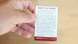 Gospel Tract Review - Jesus Paid It All - MWTB