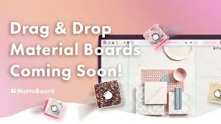 Mattoboard - Drag and Drop material board designer for Interior Designers