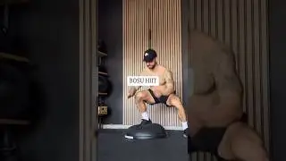 Think HIIT workouts are tough? Try doing them on a BOSU Balance Trainer 😏💥 #bosu #gym #training