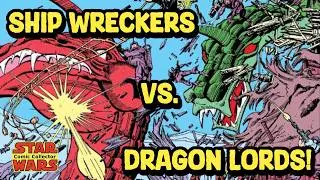 Luke Skywalker Caught Between Ship Wreckers And Dragon Lords From Marvel Star Wars Comics