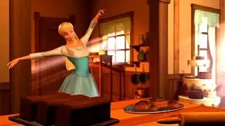 Barbie of Swan Lake -  Odette dancing in the village bakery
