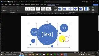Microsoft 365: How to Add a 'SmartArt Relationship' Diagram in Office Word (Windows 11)