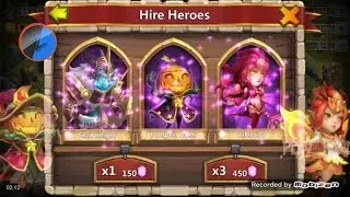 Amazing 5K F2P Gem Rolling - Castle Clash