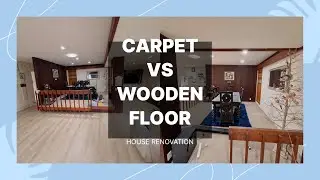 From Old Carpet to Luxury Wooden Floor | Before & After