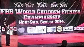 Evtukhov Dobrynya-3-time World Champion-IFBB World Children Fitness Championship-Детский Фитнес-2014