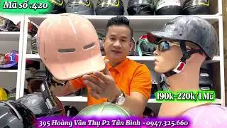 Mũ Bảo Hiểm Lưỡi Trai NAPOLI 6 Múi Chính Hãng/Bảo Hành 12 Tháng.
