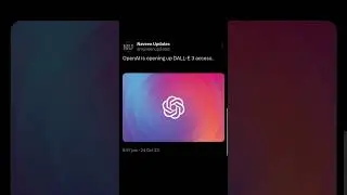 OpenAI DALL-E 3 access opened | ChatGPT New Update #chatgpt #openai