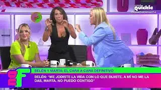 Bronca de Bel&eacute;n Esteban y Marta Riesco en 'Ni que fu&eacute;ramos shhh'