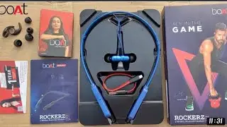 #boat #earphone #unboxing #technology unboxing boat bluetooth nickband earphones || rockerz 235v2
