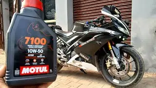 R15V3 service cost ll alto me fog lamp install kiya ll akrapovic exhaust @Dreamautos19 
