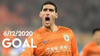 6/12/2020 Marouane Fellaini goal | Chinese FA Cup 2020 | 1/2 | Wuhan Zall - Shandong Luneng 0-5