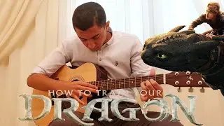 How to Train Your Dragon (Test Drive) | Guitar Cover + Tabs
