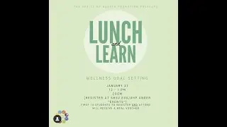 Lunch & Learn - Wellness Goal Setting