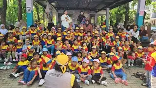 Senam & Pengambilan Raport biMBA aiueo Haji Oyar Pegangsaan dua dg Kak Ardy di RPTRA Griya Pratama