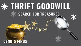 Follow Me While I Thrift 3 Goodwill Stores. Find Treasure With Geno