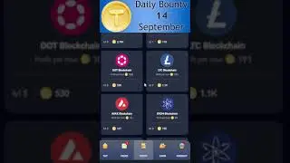 Tap Coin Daily Bounty September 14 | Tap Coin Daily Combo Today