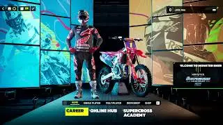Monster Energy Supercross 25 The Official Video Game начинающий подающий надежды Обзорщик Макас