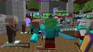 ohnepixel gives me a generous gift in the hypixel pit