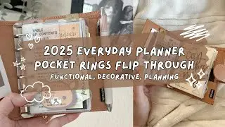 Pocket Planner Flip Through | moterm, everyday planner, functional, decorative