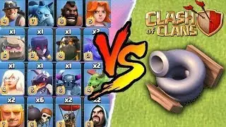 ТОРНАДО ЛОВУШКА ПРОТИВ ВСЕХ ЮНИТОВ,ГЕРОЕВ.ОСТАНОВИТ ЛИ? - CLASH OF CLANS
