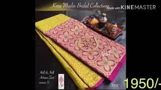 Kora muslin silk sarees with price