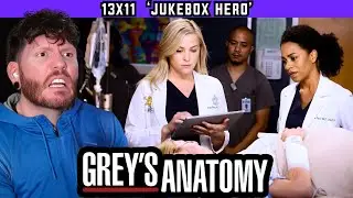 First time watching GREY'S ANATOMY 13x11 'Jukebox Hero' REACTION