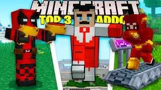 Top 3 melhores ADDONS de SUPER HEROIS para MINECRAFT 1.21.130