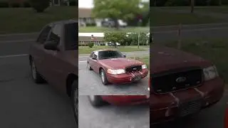 Transforming a $500 Crown Vic P71 in 30 Seconds #carshorts #crownvic #crownvicp71