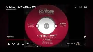 I do what I please - Jim Sullivan 1971
