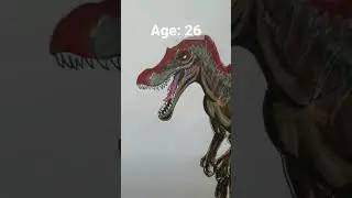 Evolution of my Spinosaurus drawing