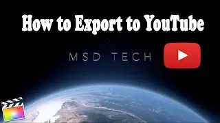 FCPX How to Export Upload to YouTube | Easy Tutorial