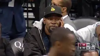 Kevin Durant discovering Raptor's Matt 99% Thomas