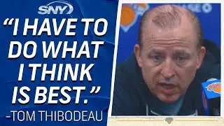 Tom Thibodeau discusses the Kemba Walker situation, place in rotation | Knicks News Conference | SNY