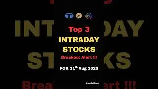 🚀 Intraday Stocks for 11th August 2025 | Breakout Stocks to Watch Tomorrow