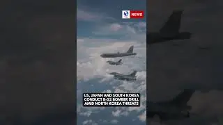 South Korea, US, and Japan conducted a joint air drill