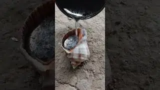 The Art of Pouring Aluminum Shells #shorts #viralvideo #restoration #art