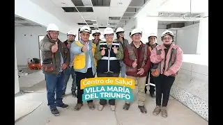 ✨ ¡90 % DE AVANCE! 🏥 CONOCE EL NUEVO CENTRO DE SALUD VILLA MARÍA DEL TRIUNFO 💙