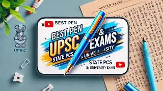 The Best Pen for UPSC Exam | Add Pin Gel Pen Review for UPSC/State PCS Aspirants 🖊️